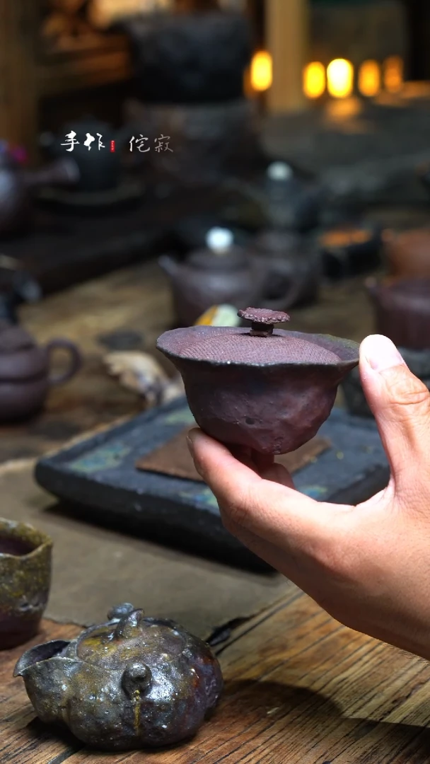 福利手捏盖碗售出不退