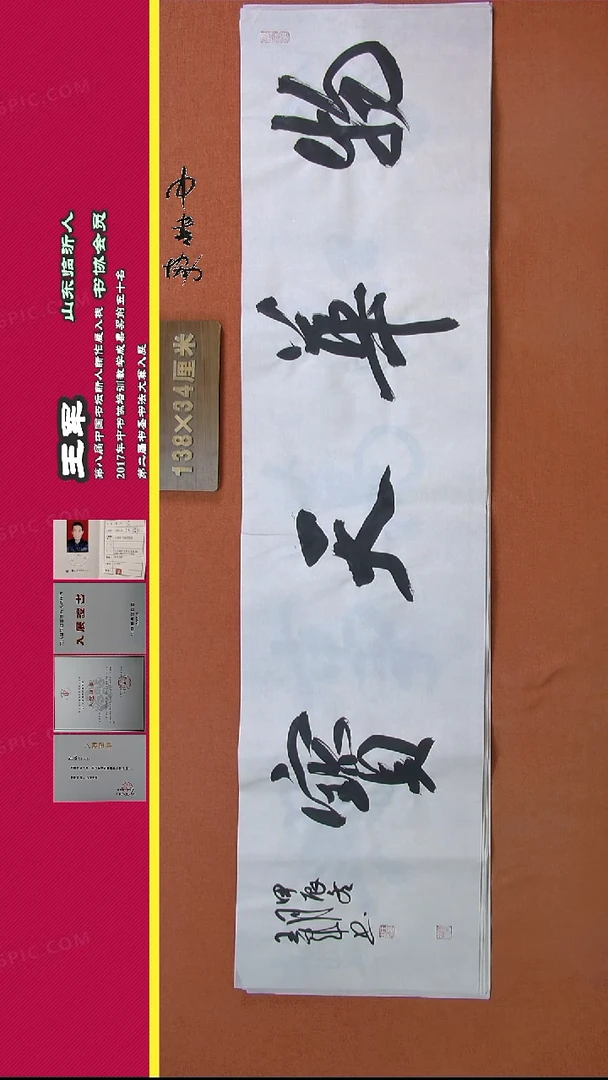 【闪购商品】书法320王军书法作品