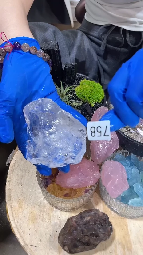 未镶嵌珠宝半成品水晶白阿塞-758
