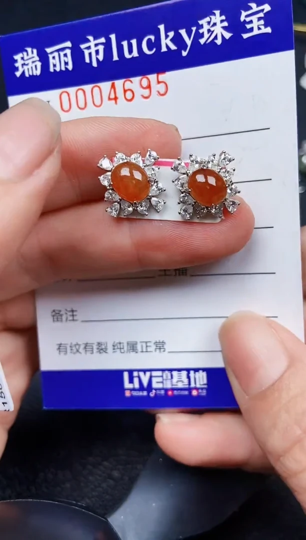 翡翠银S925镶嵌颈饰4695