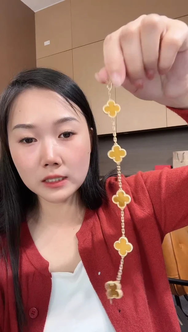 【闪购商品】木变石（虎睛石）手链18K金镶嵌黄色k黄，五花手链GHJ