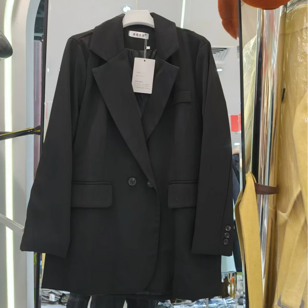 781#西装气质网红时尚休闲百搭西服女士黑色