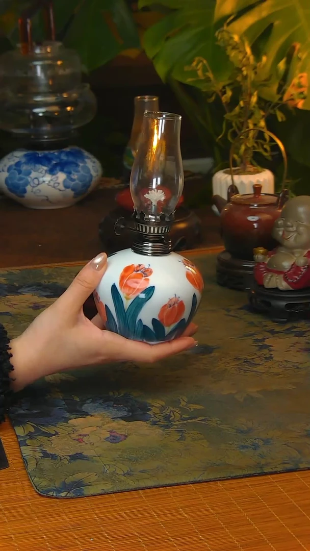 【闪购商品】景德镇陶瓷手工灯摆件