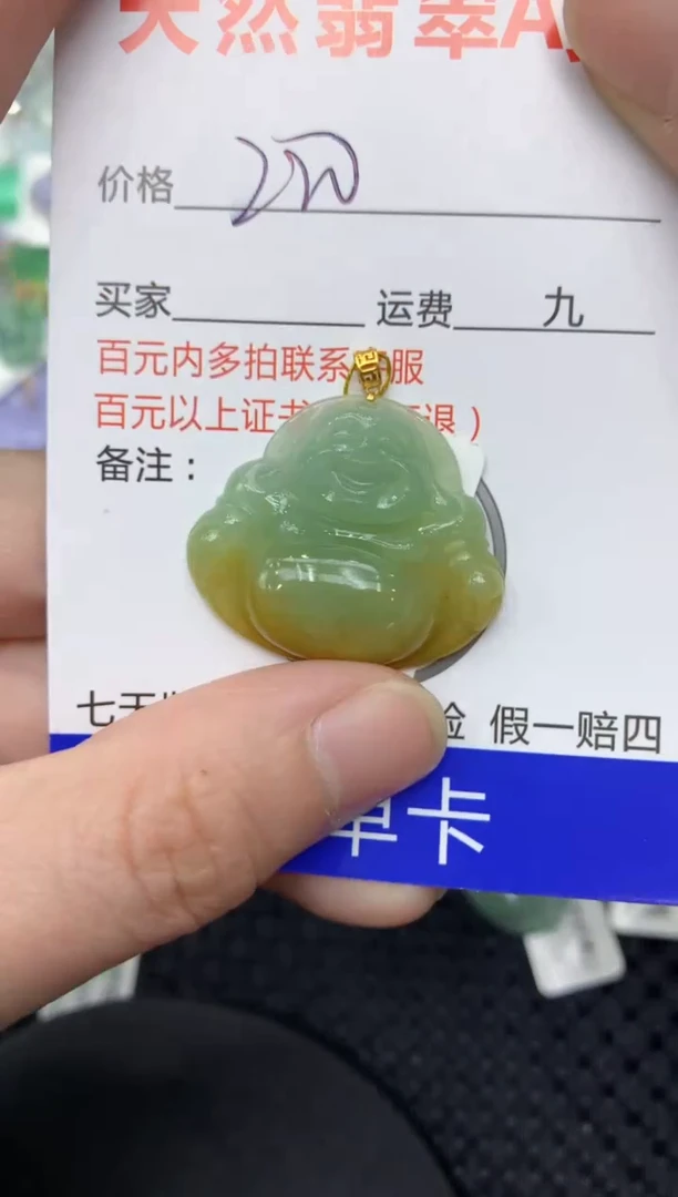 【闪购商品】翡翠颈饰18K金镶嵌111111111
