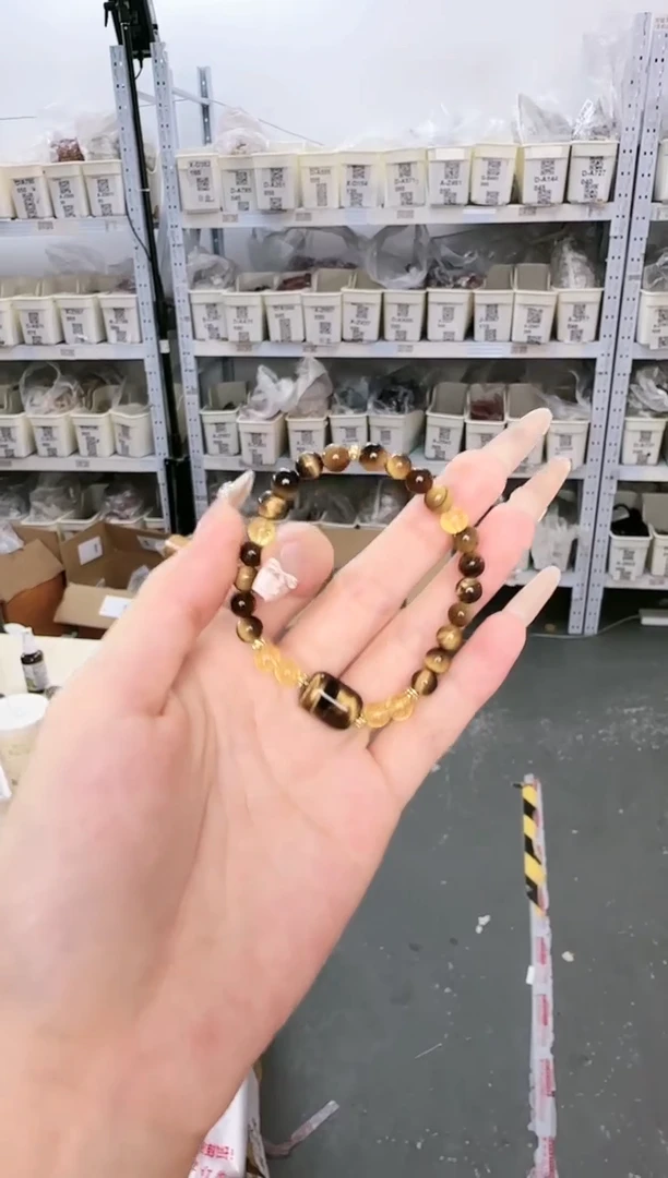 木变石（虎睛石）手链合金Y-F137077