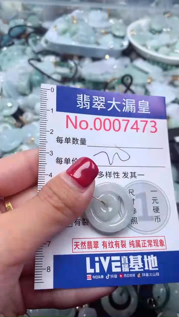 颈饰未镶嵌翡翠7473