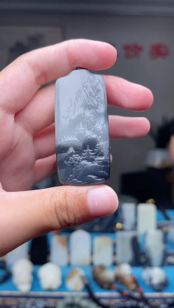 未镶嵌和田玉挂件1