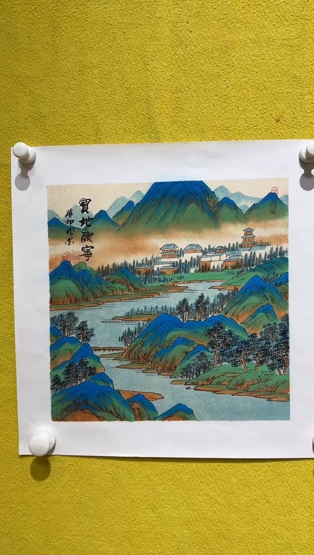 国画梁兆金/精品国画/1平尺