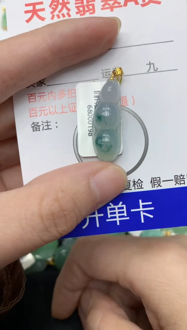 【闪购商品】翡翠颈饰18K金镶嵌11111111