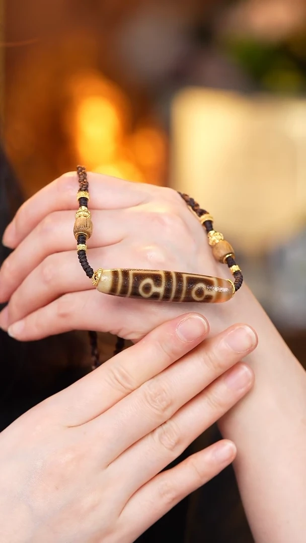 【闪购商品】玛瑙/玉髓颈饰未镶嵌Z27383地门菩提四眼锁骨链