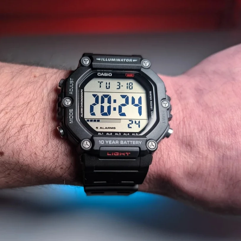 Casio/卡西欧日本直邮多功能运动时尚电子手表男生AE-1600