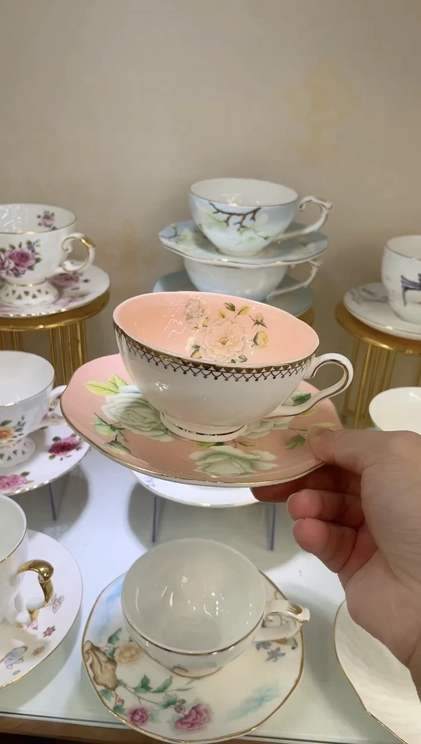 36%以上骨粉骨瓷咖啡杯碟