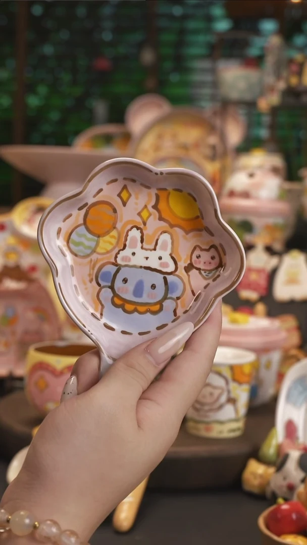 家****鼠【原创设计】景德镇手绘陶瓷