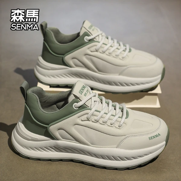 【双11好物】森马男鞋冬季复古男士休闲鞋防滑耐磨运动厚底老爹鞋男