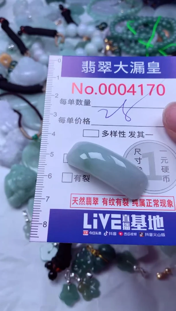 吊坠(不含链)未镶嵌翡翠4170