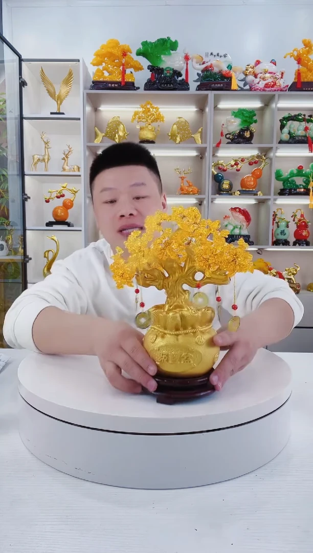 摆件大号发米树摆件