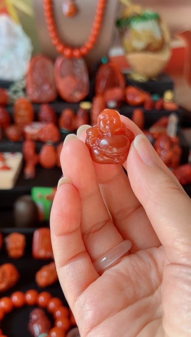 未镶嵌财财南红玛瑙徐*财财