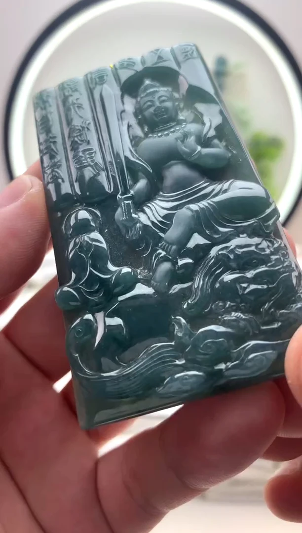 颈饰未镶嵌翡翠文殊