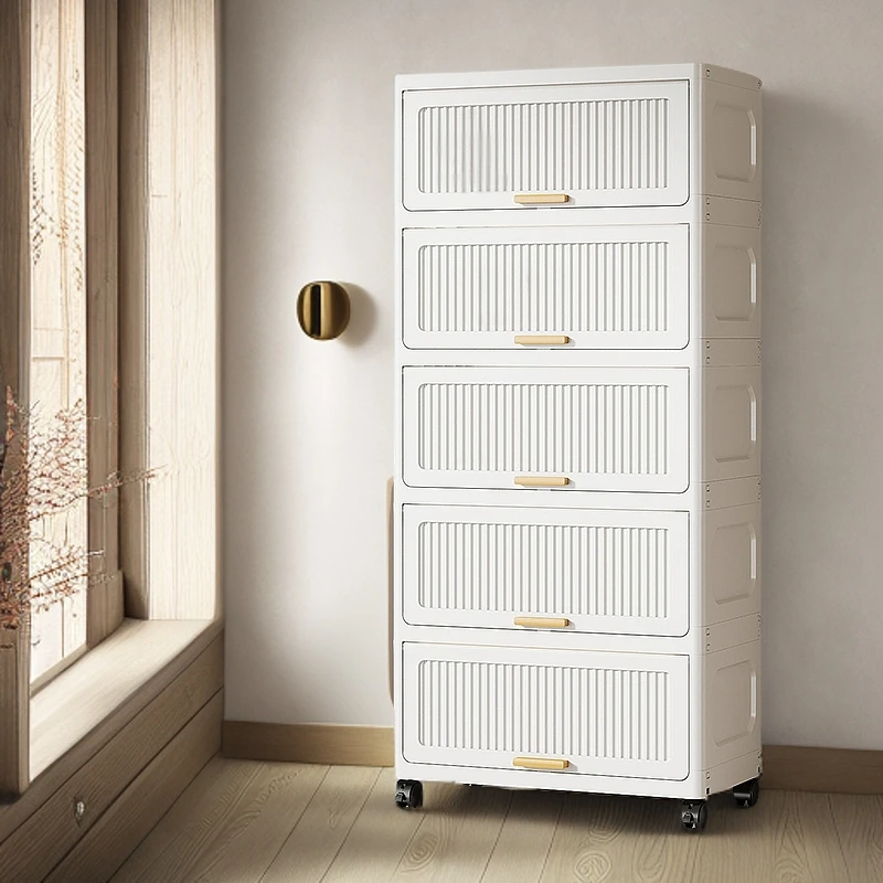 翻盖式收纳柜家用儿童衣柜玩具收纳箱卧室床头柜