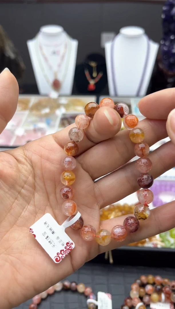 【闪购商品】水晶手链未镶嵌胶花手串