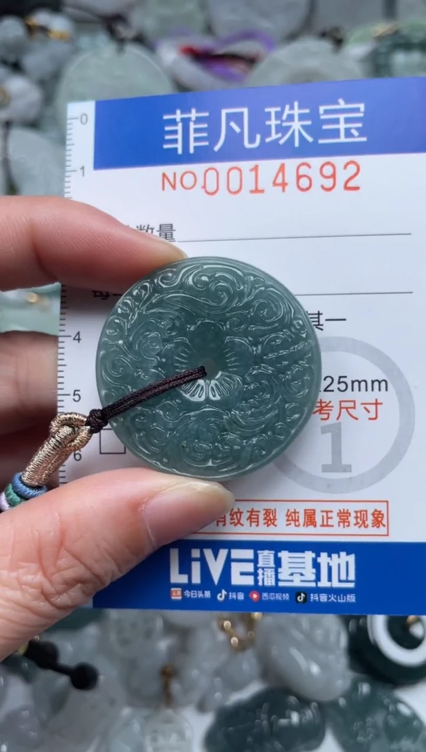 颈饰未镶嵌翡翠14692