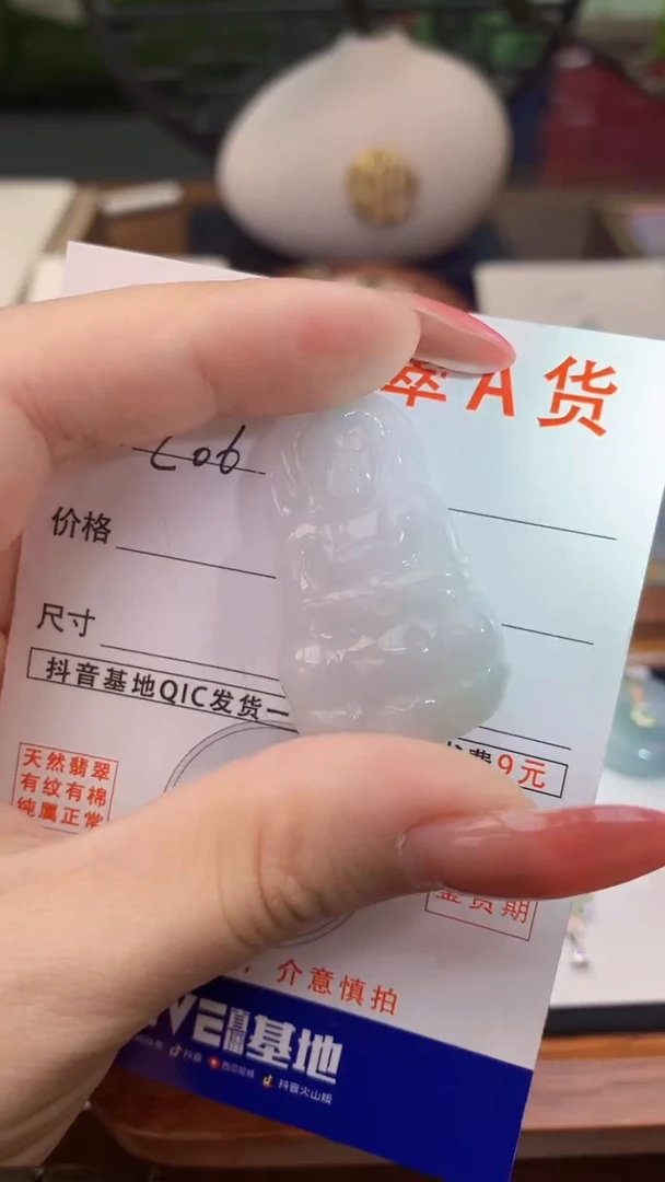 颈饰未镶嵌翡翠天然A货翡翠挂件