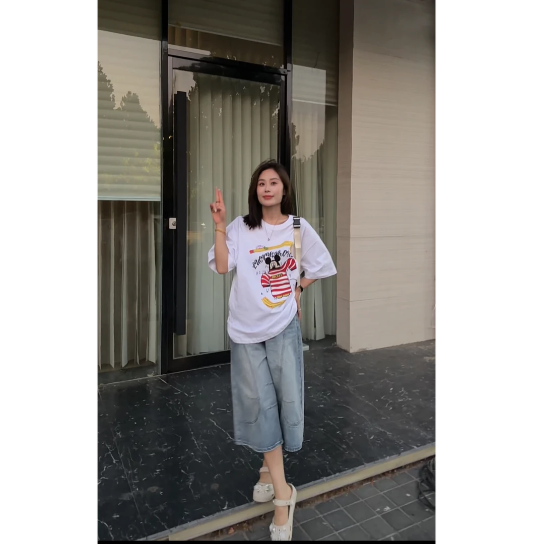 米奇短袖 A 白色 2618