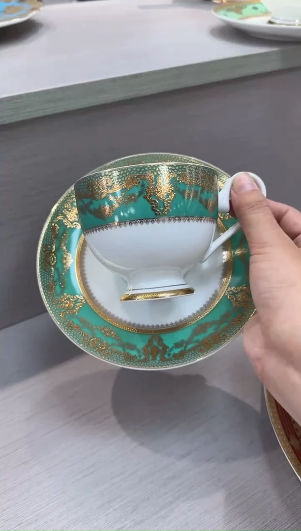 瓷片200毫升杯碟 福利款