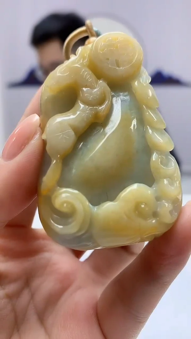 【闪购商品】定制翡翠未镶嵌5153ms-毛货134鹿牌