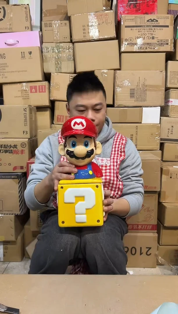 【闪购商品】杯马里奥问号罐一套