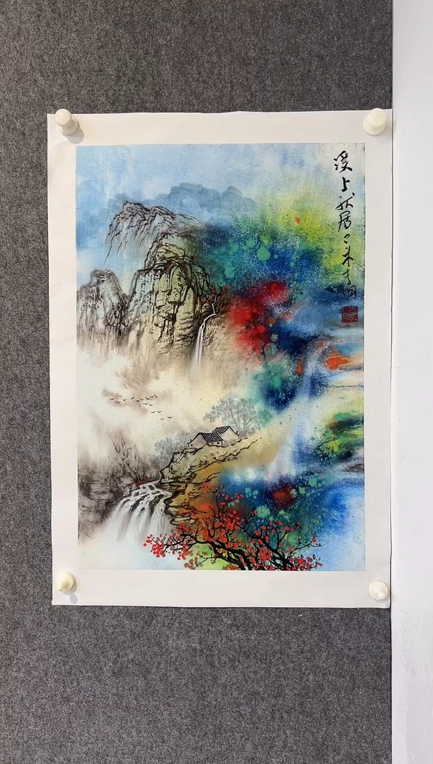 国画李纲-2.7平尺-国画作品