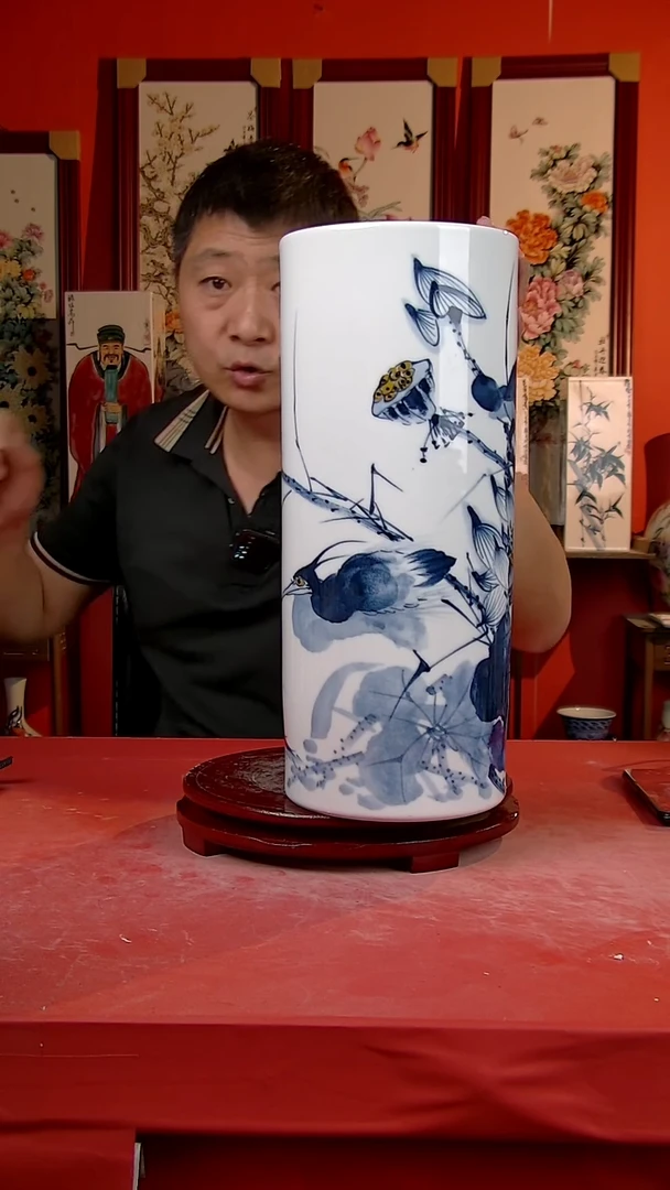 摆件景德镇陶瓷 手工手绘2