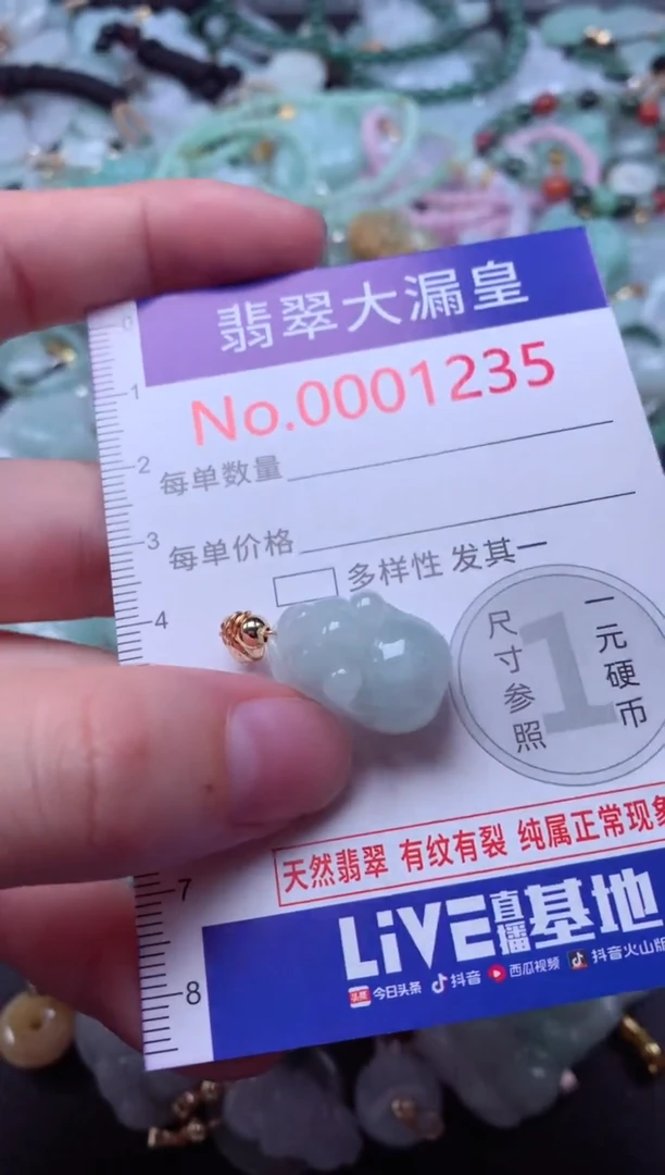 吊坠(不含链)未镶嵌翡翠1235