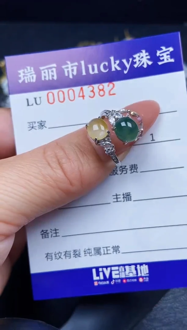 翡翠银S925镶嵌颈饰4382