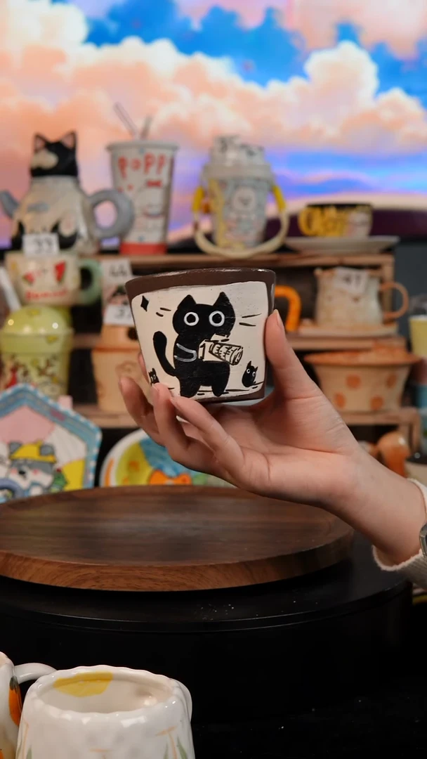 陶瓷双饮款景德镇手工陶瓷