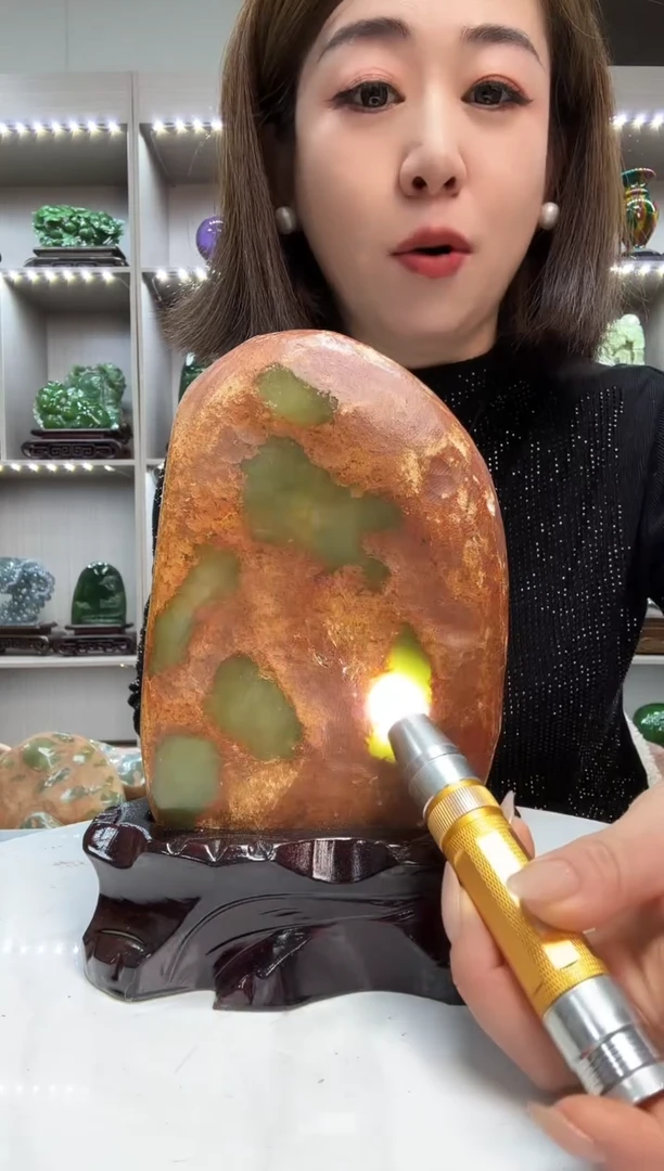 石材天然石材家居摆件办公室客厅玄关高档摆件