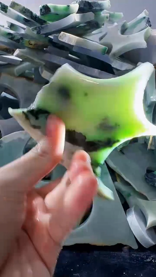 裸石翡翠缅甸翡翠A货文622