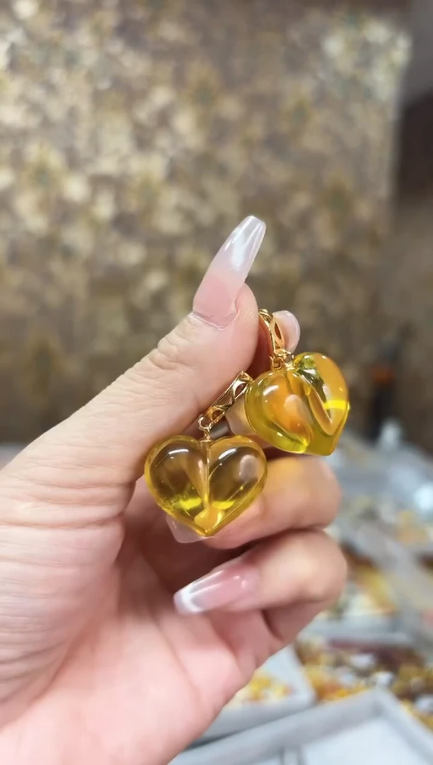 琥珀未镶嵌耳饰【多样性发一】