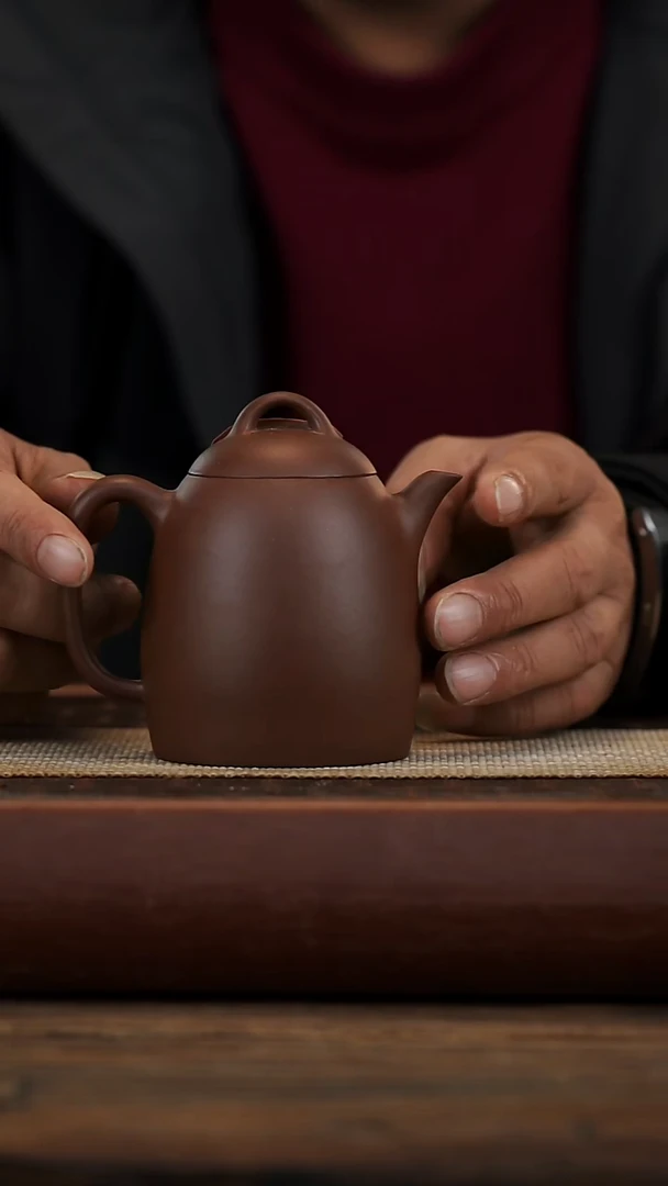 茶壶紫砂微瑕紫泥250容量