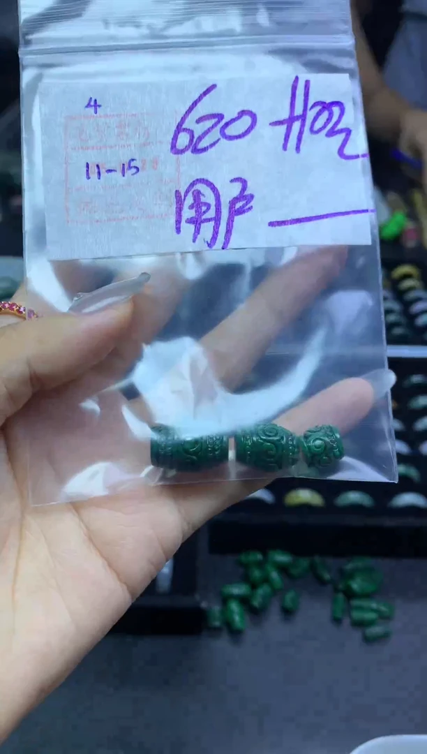 未镶嵌定制翡翠此****？桶珠630元毛货需精抛光