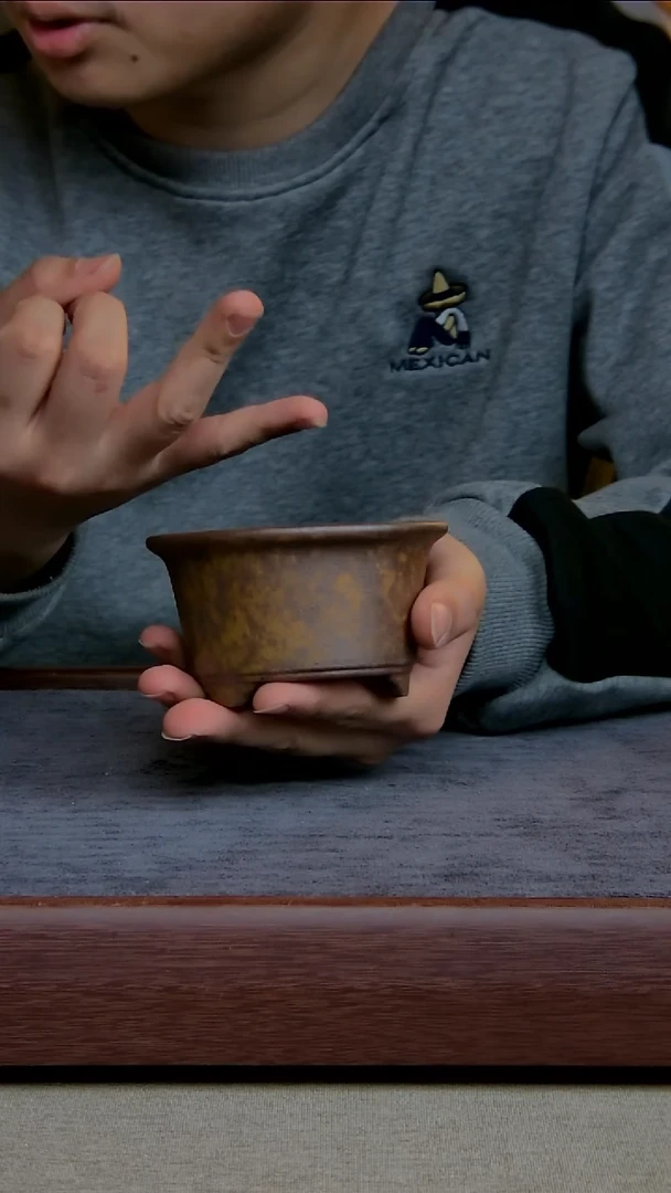 【闪购商品】紫砂花盆8.5*4.5内径尺寸