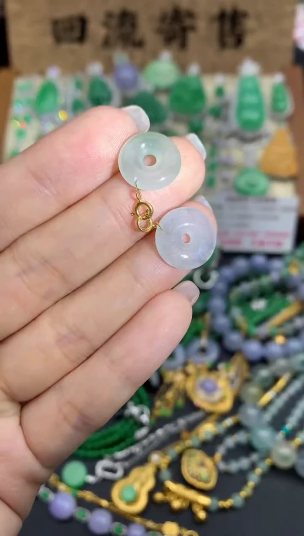 【闪购商品】翡翠颈饰18K金镶嵌115-中国好珍宝