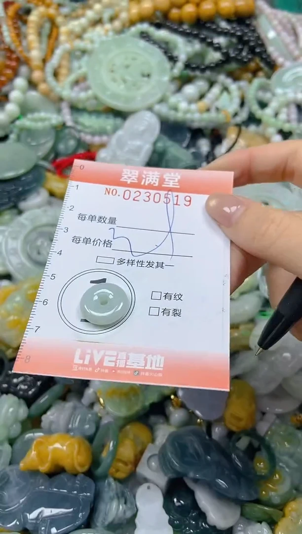 颈饰未镶嵌翡翠闪购0230519