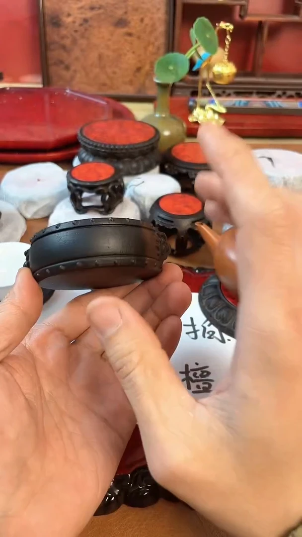 【闪购商品】东非黑黄檀（紫光檀）木艺貔貅底座