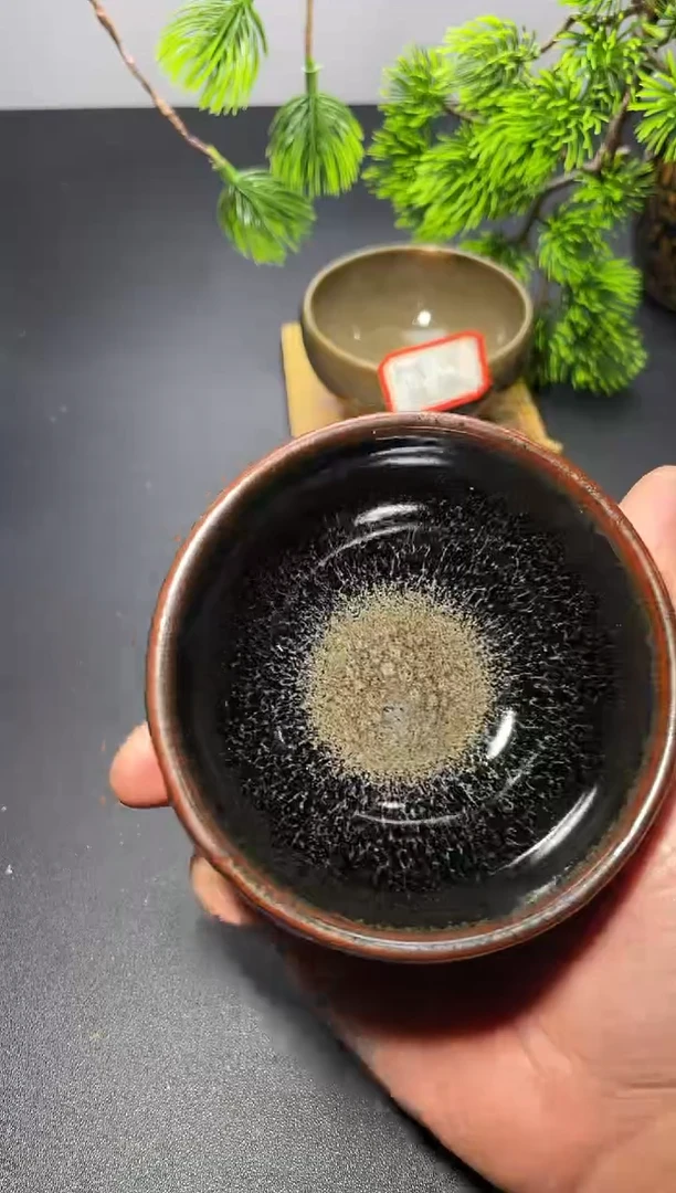 茶盏295叶紫建盏