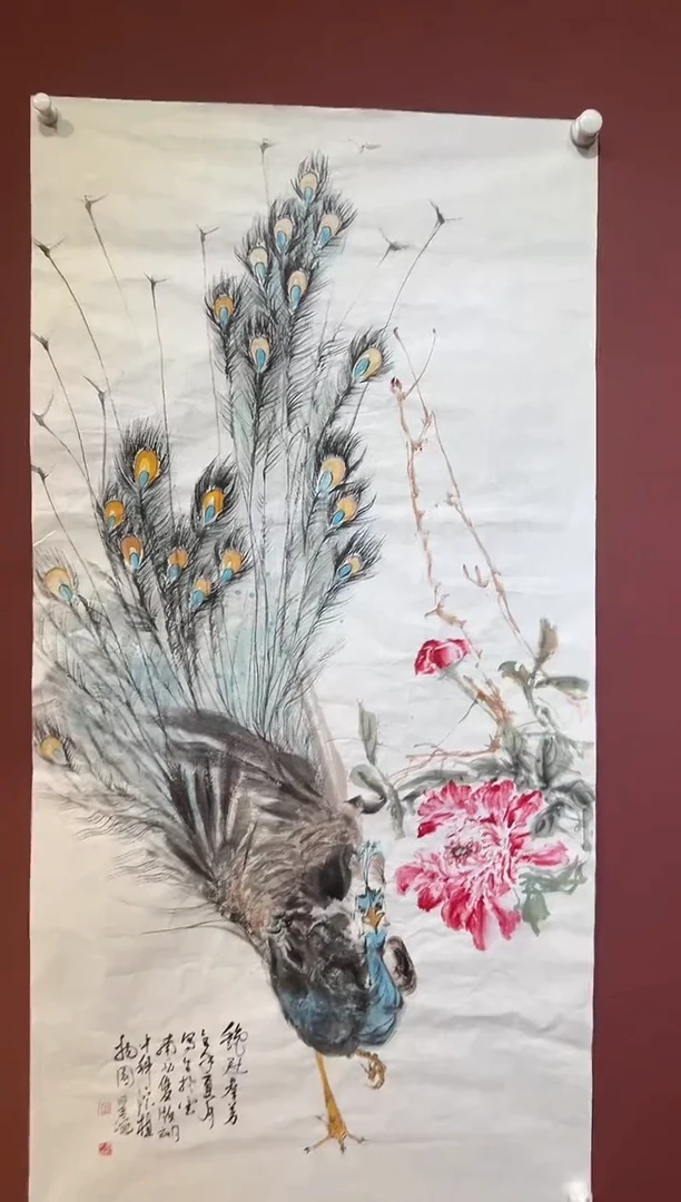 国画赵昱涴花鸟精品福利