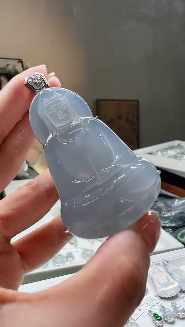 颈饰18K金镶嵌翡翠KYZI1025-001