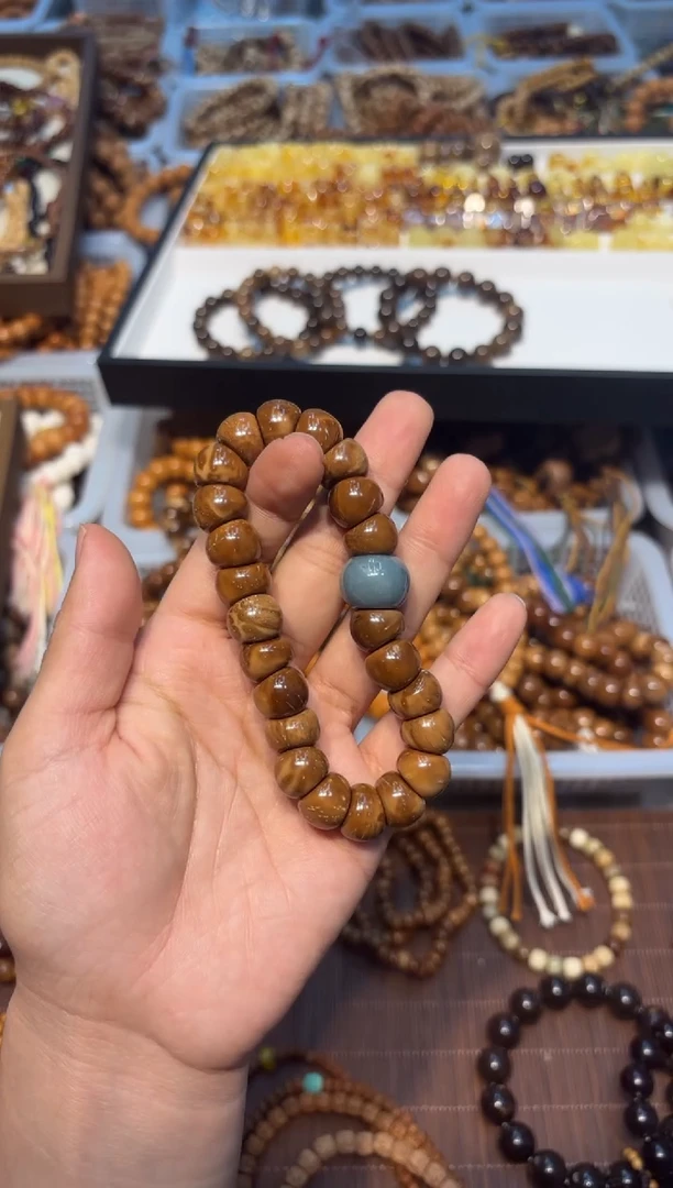 吊坠白玉菩提卡13mm库克蒜瓣大肠