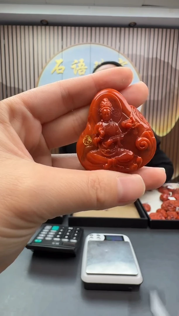 未镶嵌雕刻南红玛瑙141ZB0104产品一个