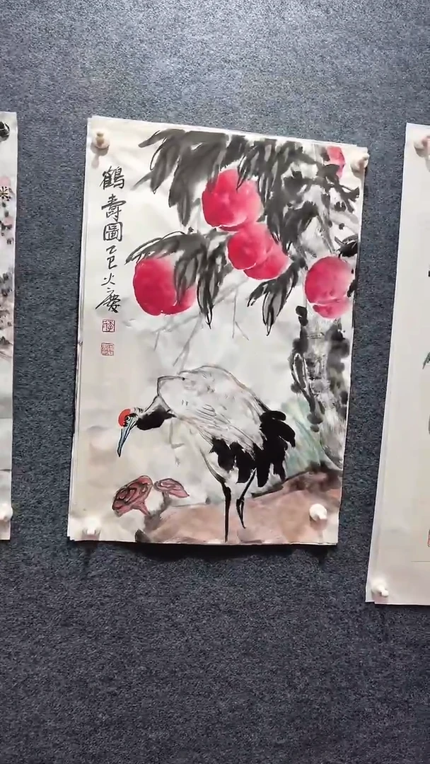 国画李火庆/国画/花鸟